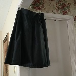 Black taffeta skirt